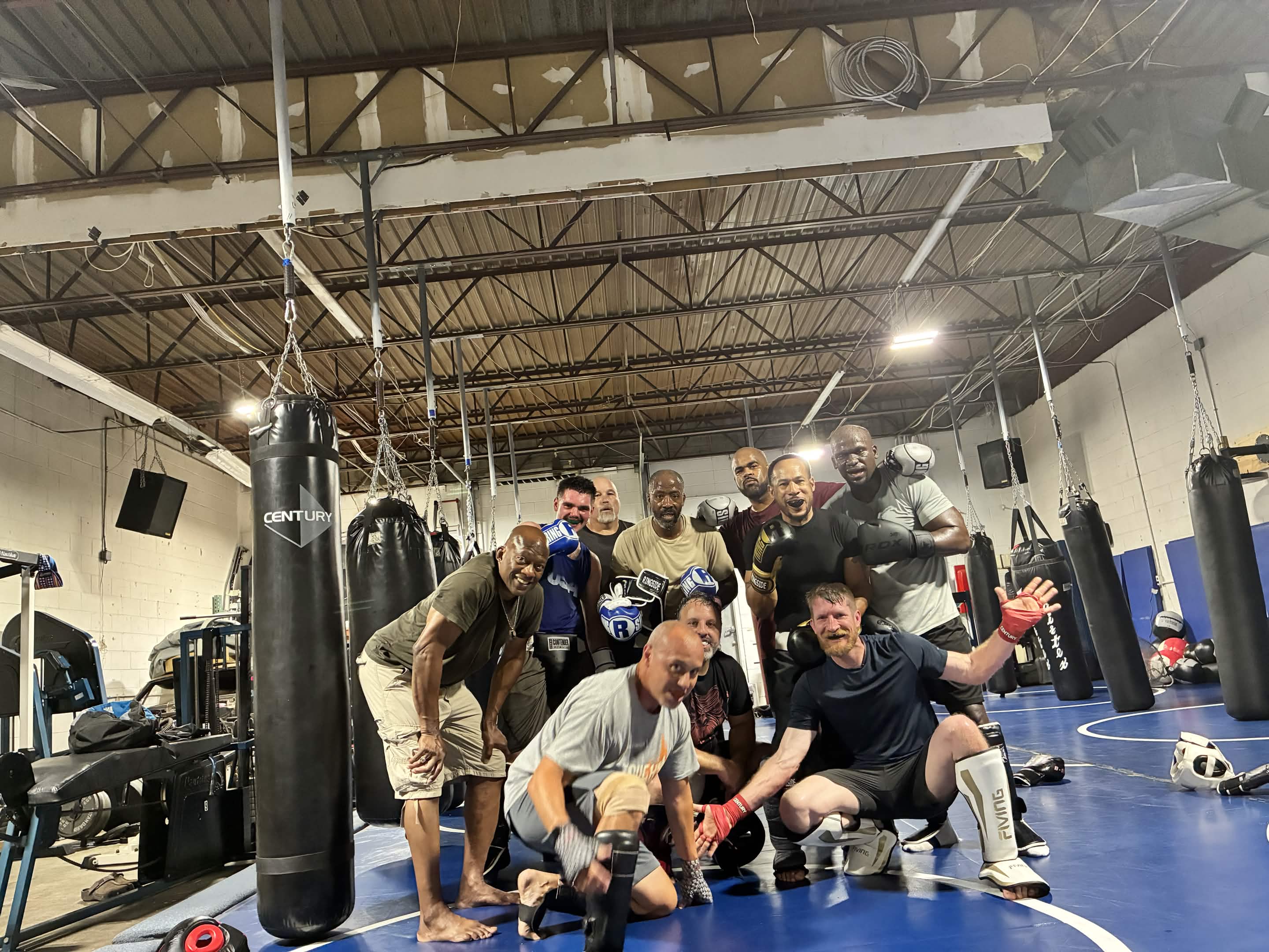 Training on the mat at American Karate Center